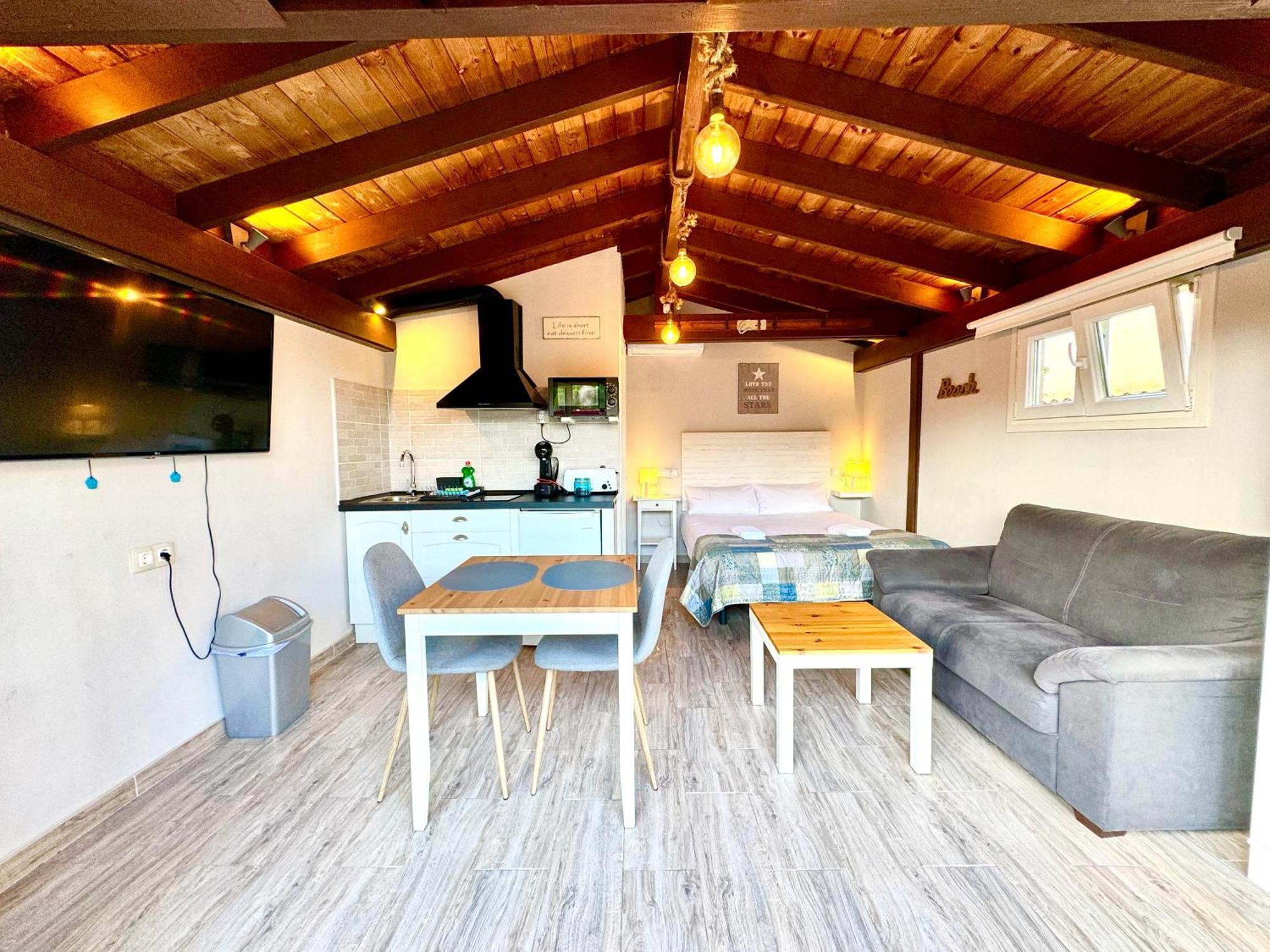 3 Casita-Estudio Con Jardin En La Playa Puerto Marino Ngoại thất bức ảnh