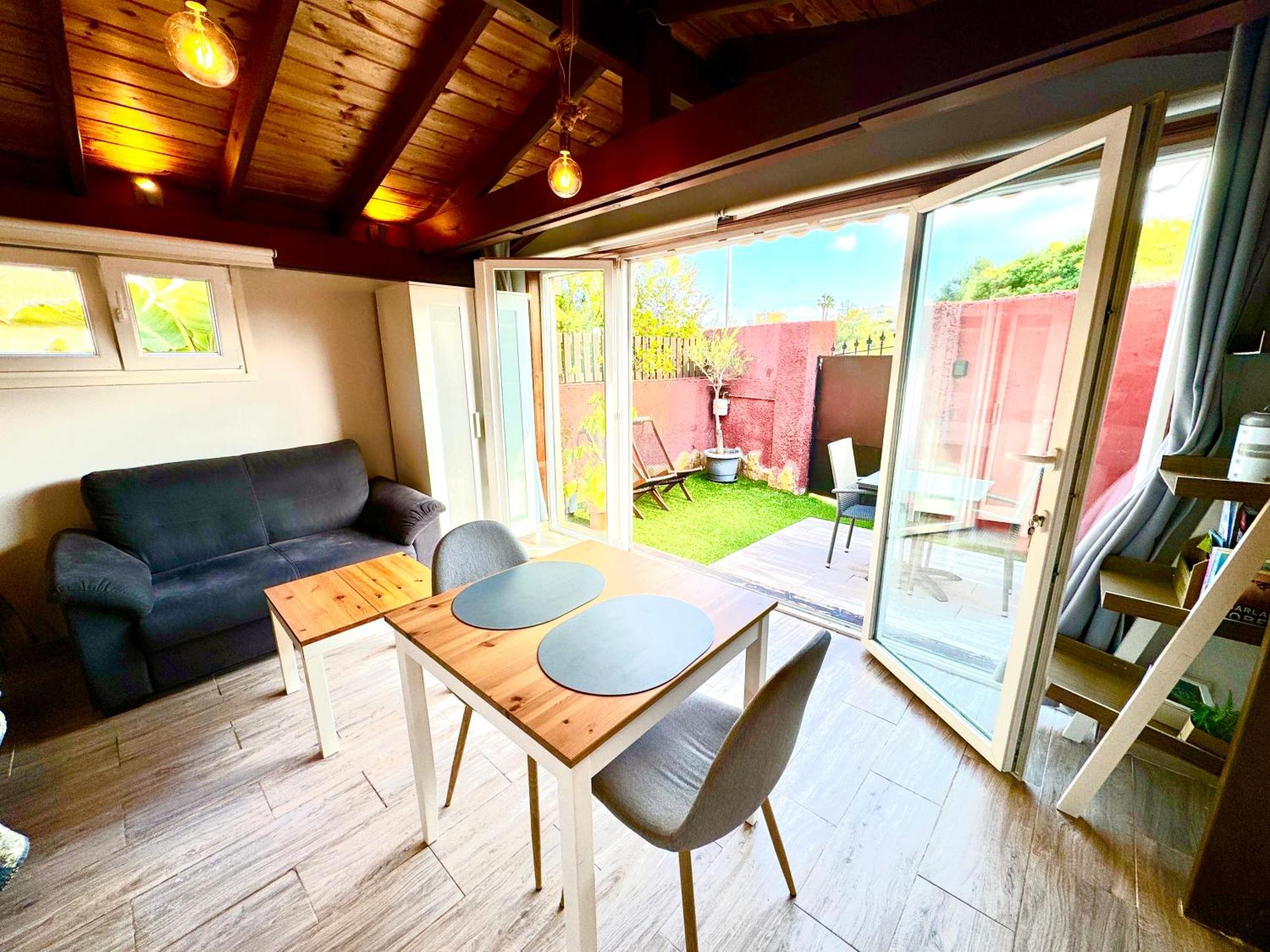 3 Casita-Estudio Con Jardin En La Playa Puerto Marino Ngoại thất bức ảnh